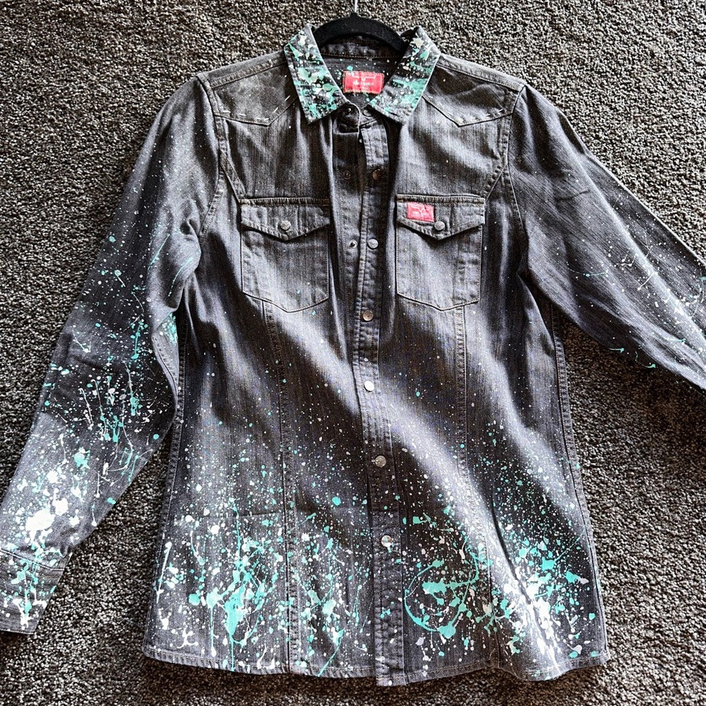 Kimes Ranch Custom Painted Zorro Shirt